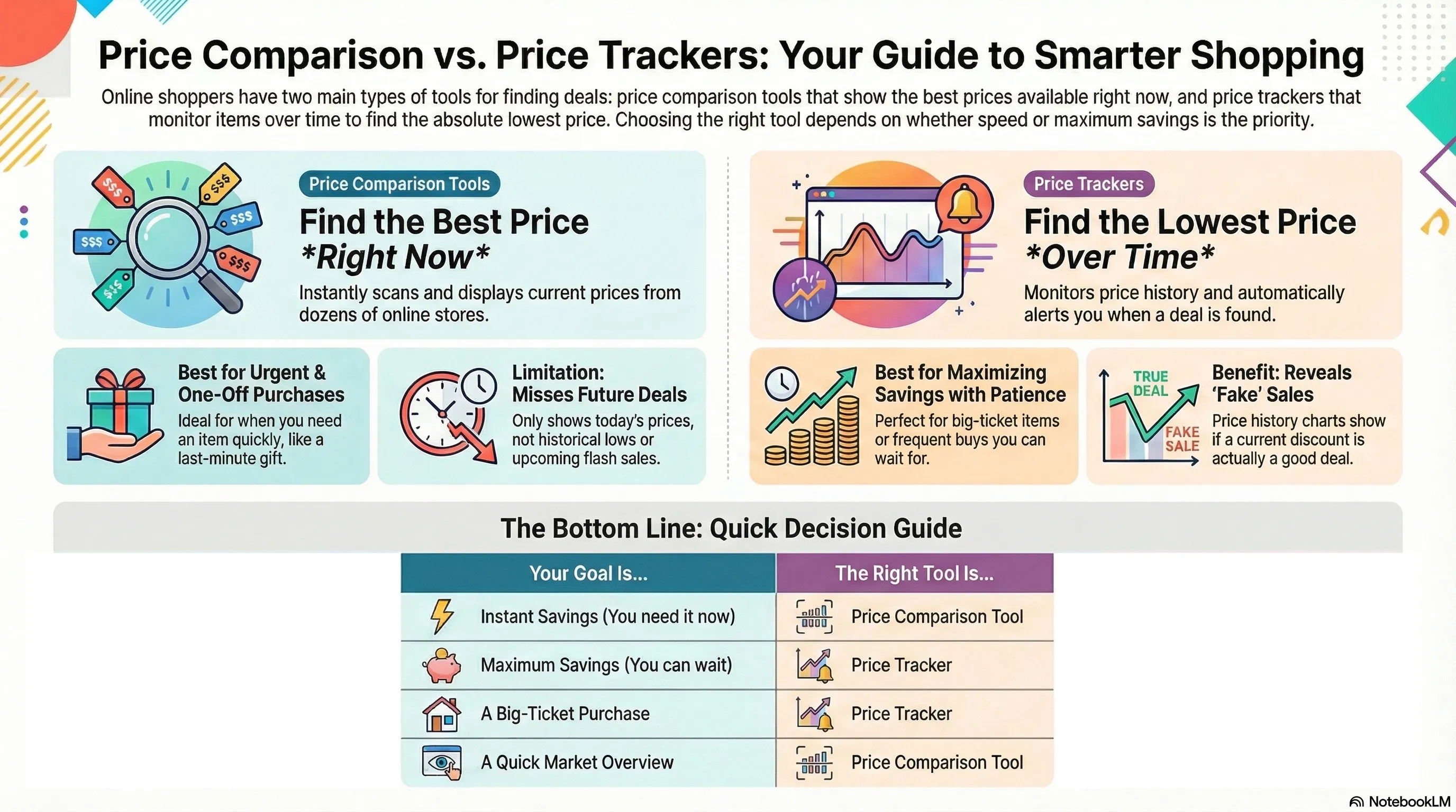 Price comparison visual